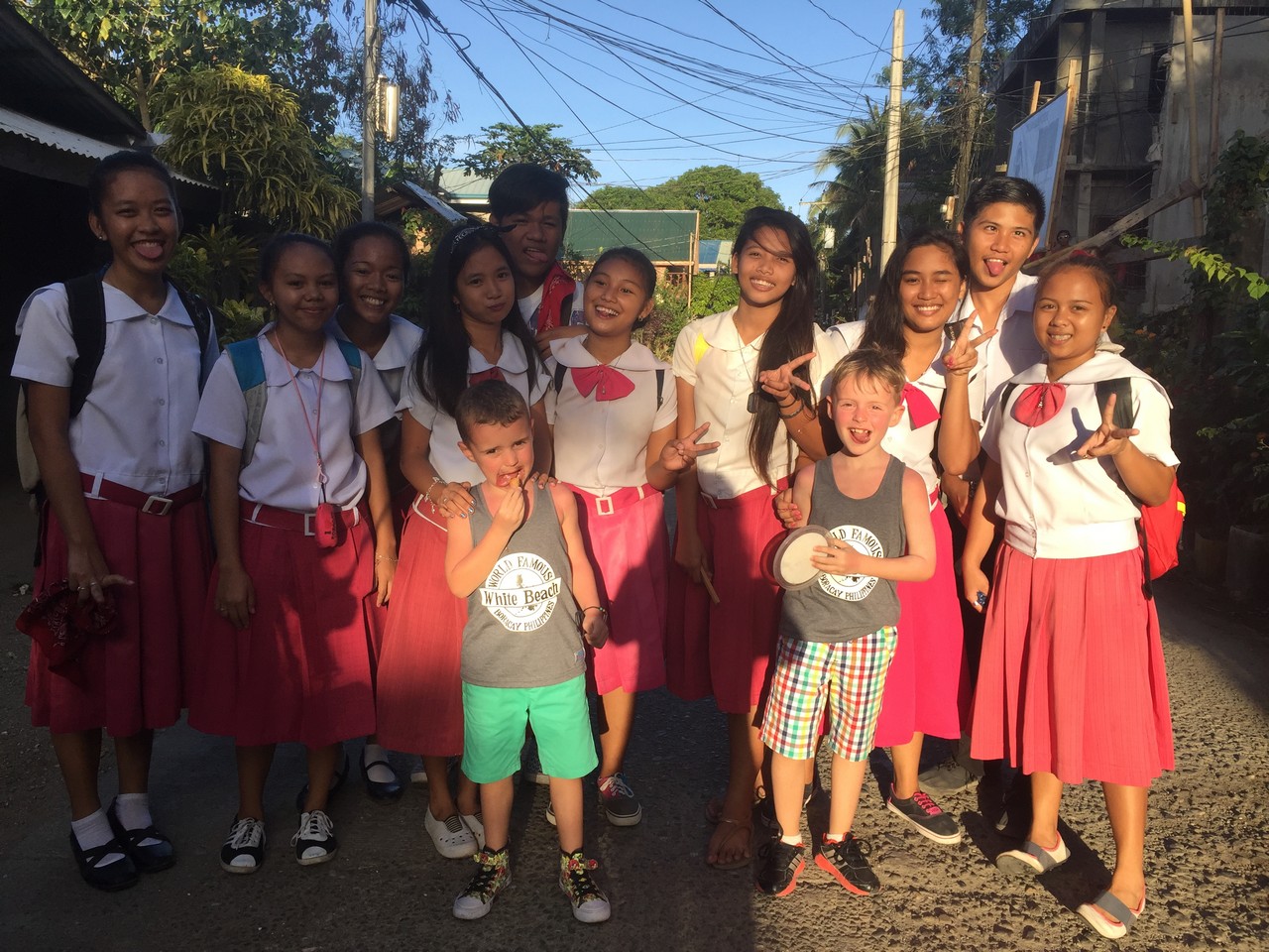 Filipíny s deťmi